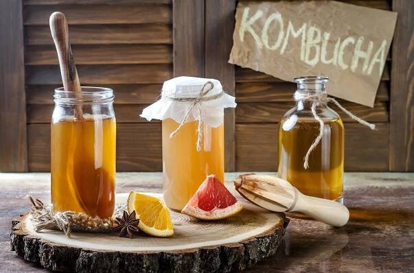 kombucha sour tea, probiotic