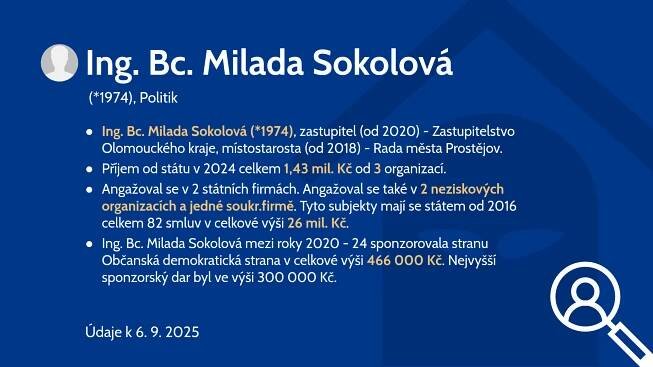 Ing. Bc. Milada Sokolová (*1974)