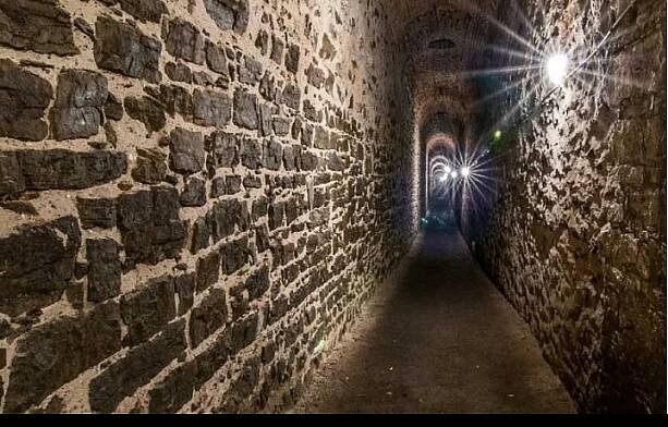 Vyšehrad, kasematy, chodba do Gorlice
