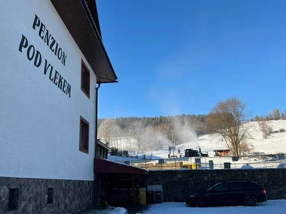 Penzion Pod Vlekem Dolní Morava Exteriér fotografie