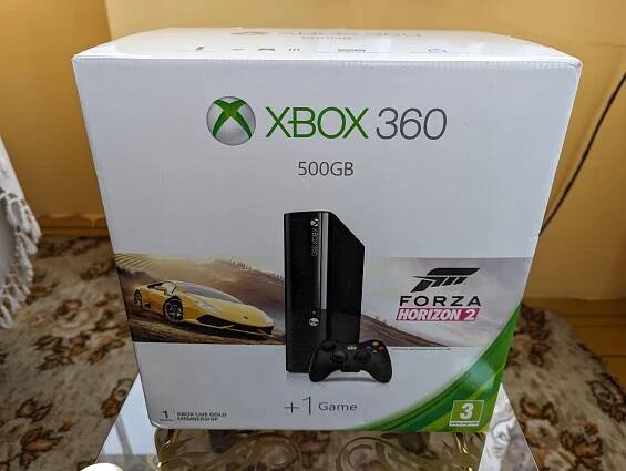 XBOX 360 500GB, 100% STAV, NOVÝ A NEPOUŽITÝ