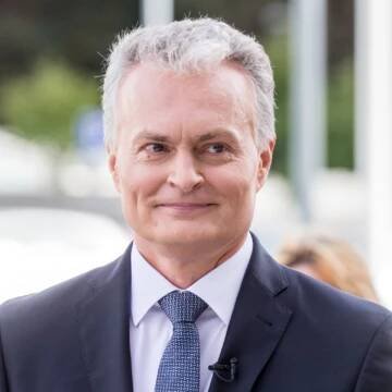 Litevský prezident Gitanas Nauseda 