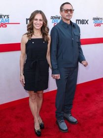 Susan Downey, Robert Downey Jr. and his wife, Susan Downey, at the Los Angeles Premiere Of MAX Original Series 'Downey's Dream Cars' Season 1 on June 16, 2023