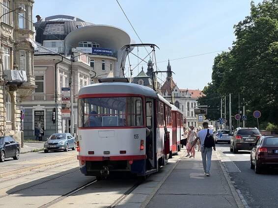 Olomouc čeká další tramvajová výluka. Do Neředína a na celé prázdniny
