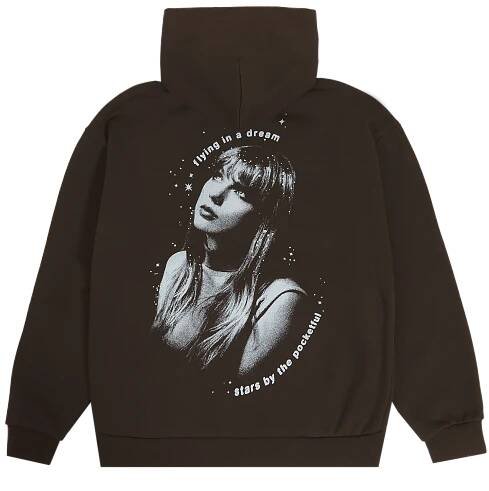 Taylor Swift - Taylor Swift Midnights Living In A Dream Brown Hoodie