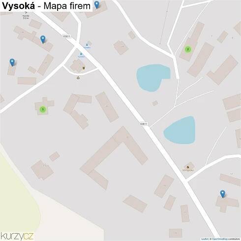 Vysoká - mapy | Kurzy.cz