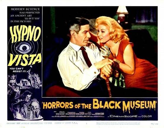 Michael Gough, June Cunningham - Horrors of the Black Museum - Fotosky