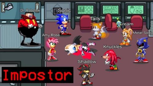 AMONG US, but with Sonic The Hedgehog