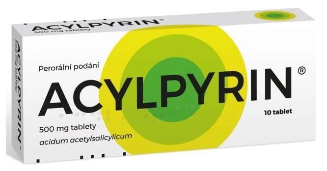 Acylpyrin 500mg tbl.nob. 10x500mg