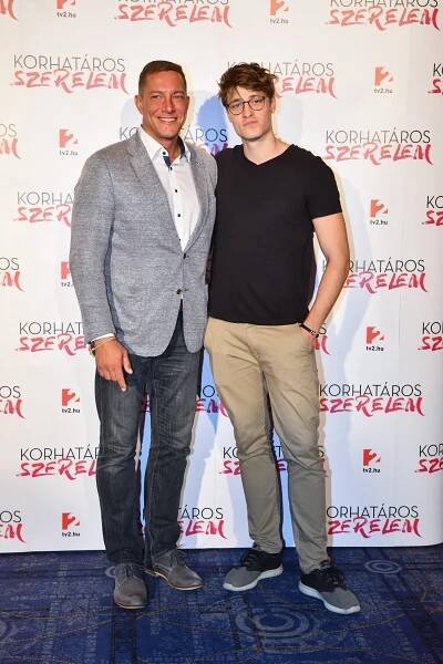 A Korhatáros szerelem második évadának sajtóbemutatója - Kristóf Németh, Tamás Kovács - Korhatáros szerelem - Season 2 - Z akcí