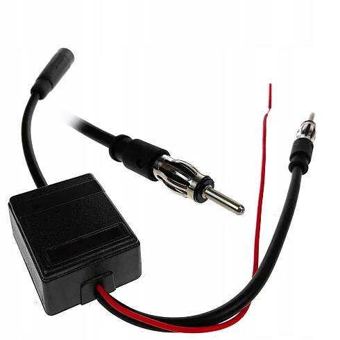 AUTOMOBILOVÝ ANTÉNNÍ ZESILOVAČ SIGNÁLU RADIO FM/AM 12V UNIVERZÁLNÍ 16dB EAN (GTIN) 5907284479407