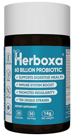 Herboxa Probiotic 60 Billion 60 capsules with 10 probiotic strains