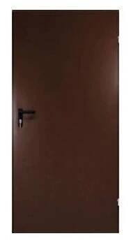 Plechové dveře Tech 43 hnědé 90, 990x2030 mm