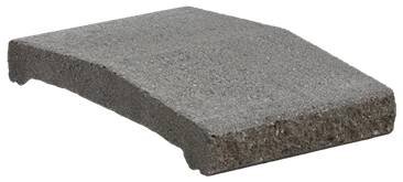 KB-BLOK ps-30 A 250 plotová stříška přírodní (108) | Betonové prvky zděné ploty