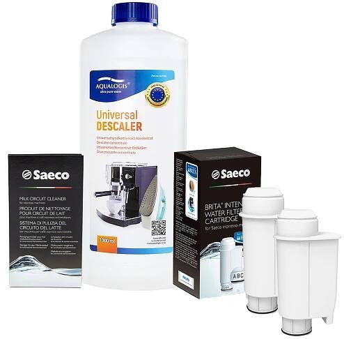 Odvápňovač 1 l + prášek + 2 x filtr do kávovaru Gaggia Intenza+