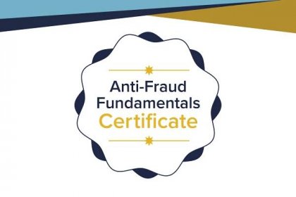 Image of Anti-Fraud Fundamentals Certificate Badge