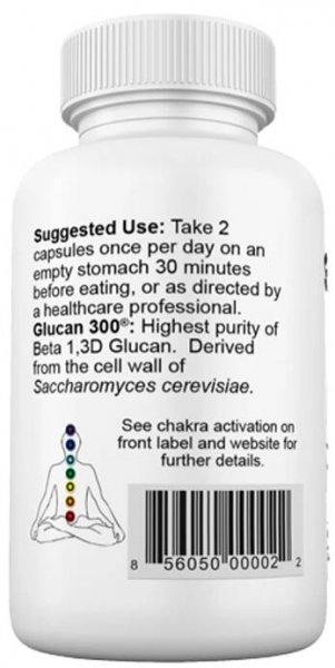 Sanjevani Glucan 300 Beta 1,3D Glucan 500mg 60 Capsules