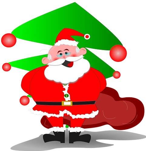 Saint Nick s brýlemi