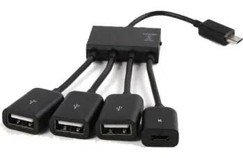 Micro USB OTG Hub se třemi porty - 225 Kč