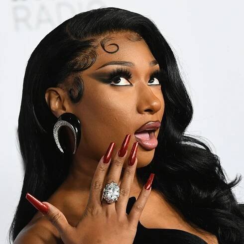 I Am Sweating Just Looking at Megan Thee Stallion's Oozing Lava Manicure – See Photos