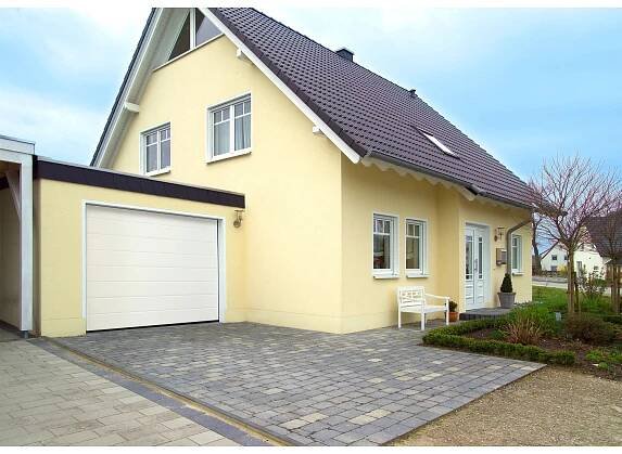 Hörmann Sekční garážová vrata IsoMatic 40 vč. pohonu, bílá, 2500 x 2125 mm