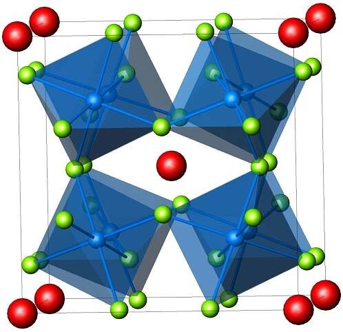 Skutterudite structure