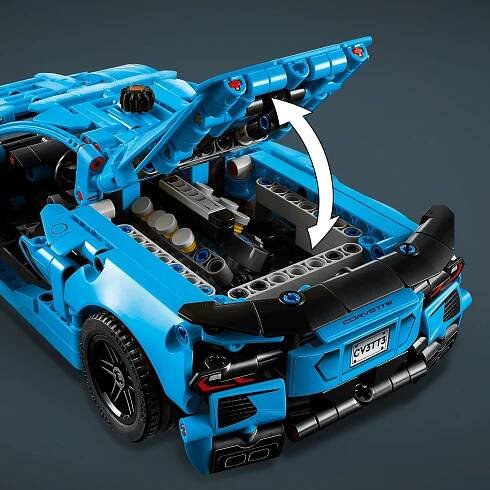 LEGO 42217 Technic - Modrý Chevrolet Corvette Stingray Názov súpravy Niebieski Chevrolet Corvette Stingray