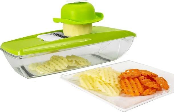 De Gusto Multifunkční kráječ 5v1 zelený
