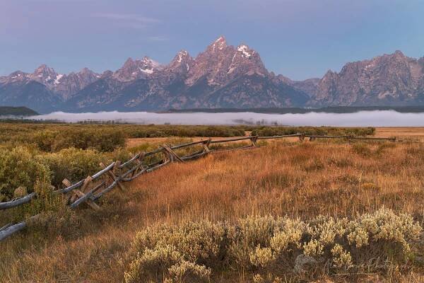 Teton Range at Cunningham Ranch, Grand Teton National Park Wyoming #67603