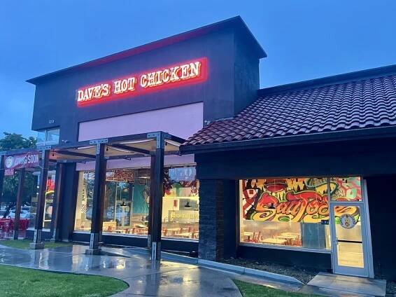 Exterior shot of Dave's Hot Chicken in San Jose CA - Prospect