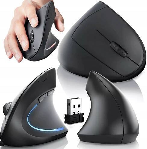 BEZDRÁTOVÁ MYŠ ERGONOMICKÁ PODSVÍCENÁ BLUETOOTH POČÍTAČOVÁ MYŠ