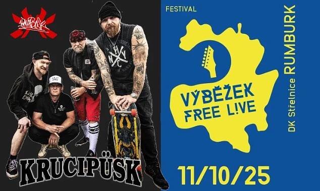 Krucipüsk – Výběžek free L!VE