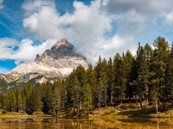 Lago d'Antorno Misurina Auronzo di Cadore_autunno_webcam