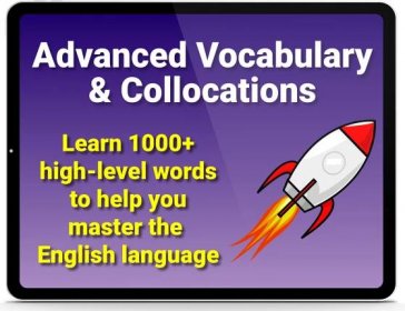 Homework & Correction Samples – Advanced Vocabulary & Collocations Course