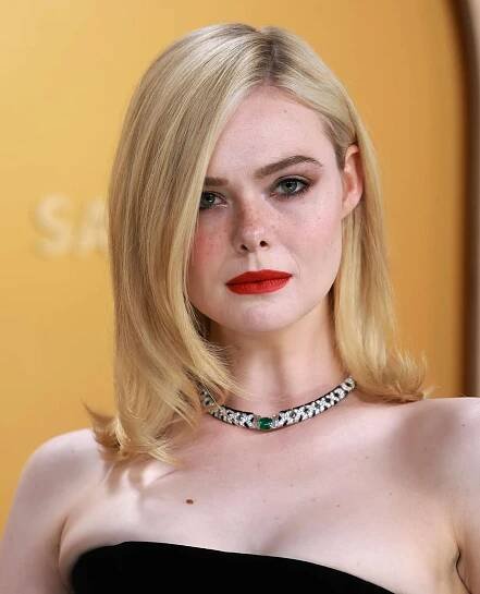 Elle Fanning at the SAG Awards
