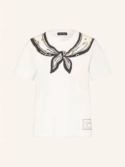 Marc Jacobs Tričko bílá/ černá/ žlutá bílé
