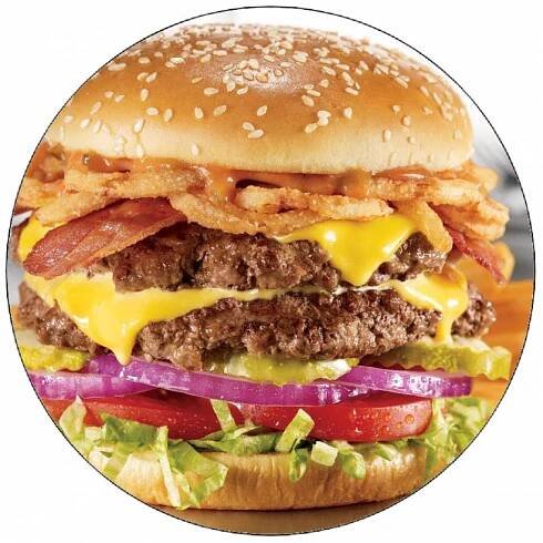 Jedlý papír hamburger 19,5 cm - VseNaVareni.cz 