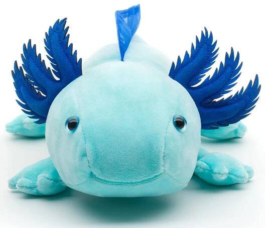 Axolotl Světle modrý 32 cm Plyšák