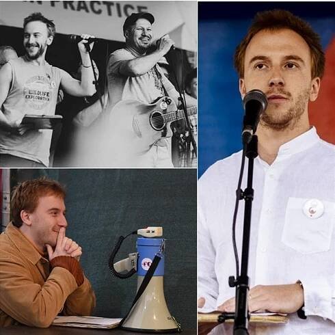 Milion chvilek pro demokracii jsi využil pro svou politickou kariéru, vzkázal Mikuláši Minářovi aktivista Zbyněk Ziggy Horváth.