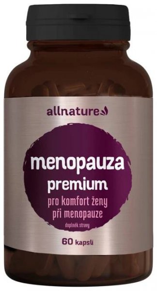 Allnature Menopauza Premium 60 cps. od 175 Kč