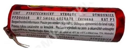 Dýmovnice M7 Smoke Grenade trhací sada 6 kusů - ARMY-SURPLUS