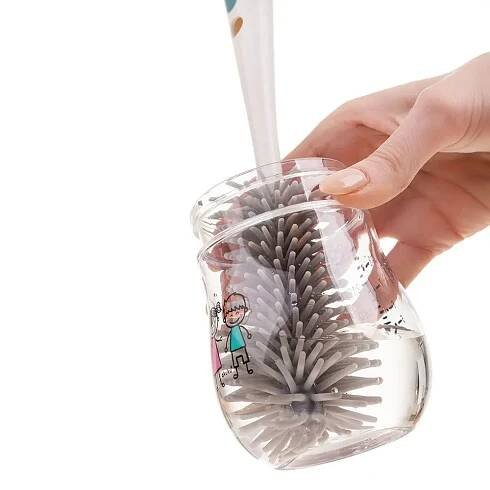 AKUKU KARTÁČ NA LAHVE A DUDLÍKY SILIKONOVÁ SADA Váha výrobku včetně jednotkového obalu 0.15 kg