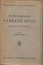 Josefa Jungmanna vybrané spisy původní i přeložené (J