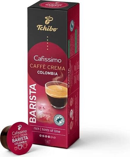 Tchibo Cafissimo Caffè Crema Colombia kávové kapsle, 10 kapslí (káva, výrazná s