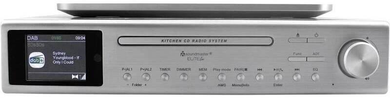 Radiopřijímač DAB+/CD Soundmaster UR2180SI stříbrný