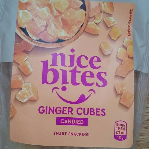 kandovaný zázvor Nice bites smart snacking