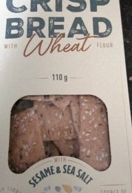 Oven baked crisp bread Wheat sesame & sea salt DanVita
