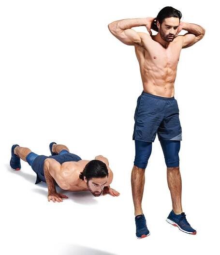 best cardio exercises: burpee