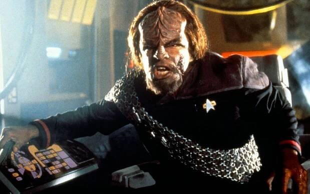 Worf on Star Trek