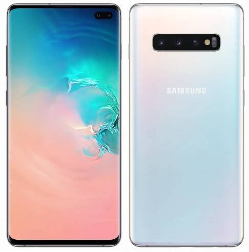 Samsung Galaxy S10+ Dual SIM 128GB bílá + ochranné sklo